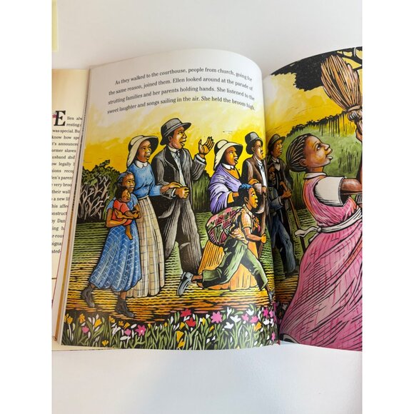 Ellen’s Broom by Kelly Starling Lyons Hardcover Childrens Book Signed/Dedicated - Picture 11 of 12